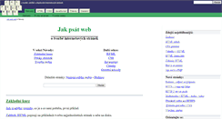 Desktop Screenshot of jakpsatweb.cz