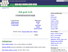 Tablet Screenshot of jakpsatweb.cz